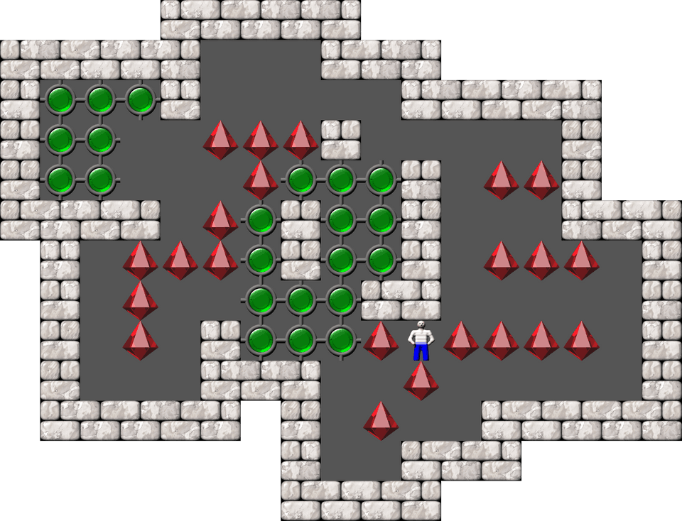 Sokoban Cosmac 3 level 37